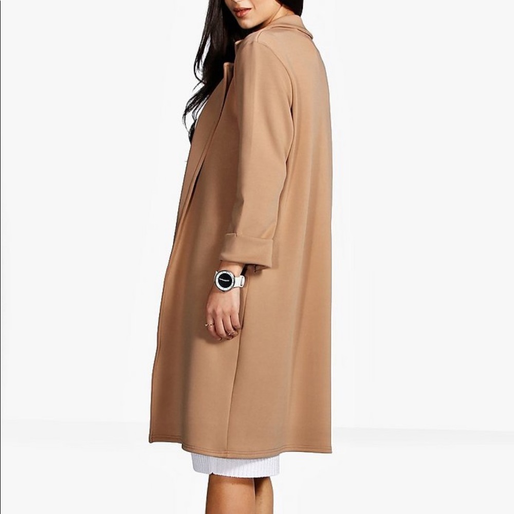 Camel duster coat